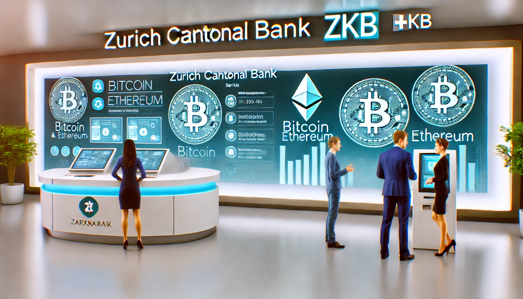 チューリッヒ州立銀行（ZKB）が提供するビットコインとイーサリアムの新サービス