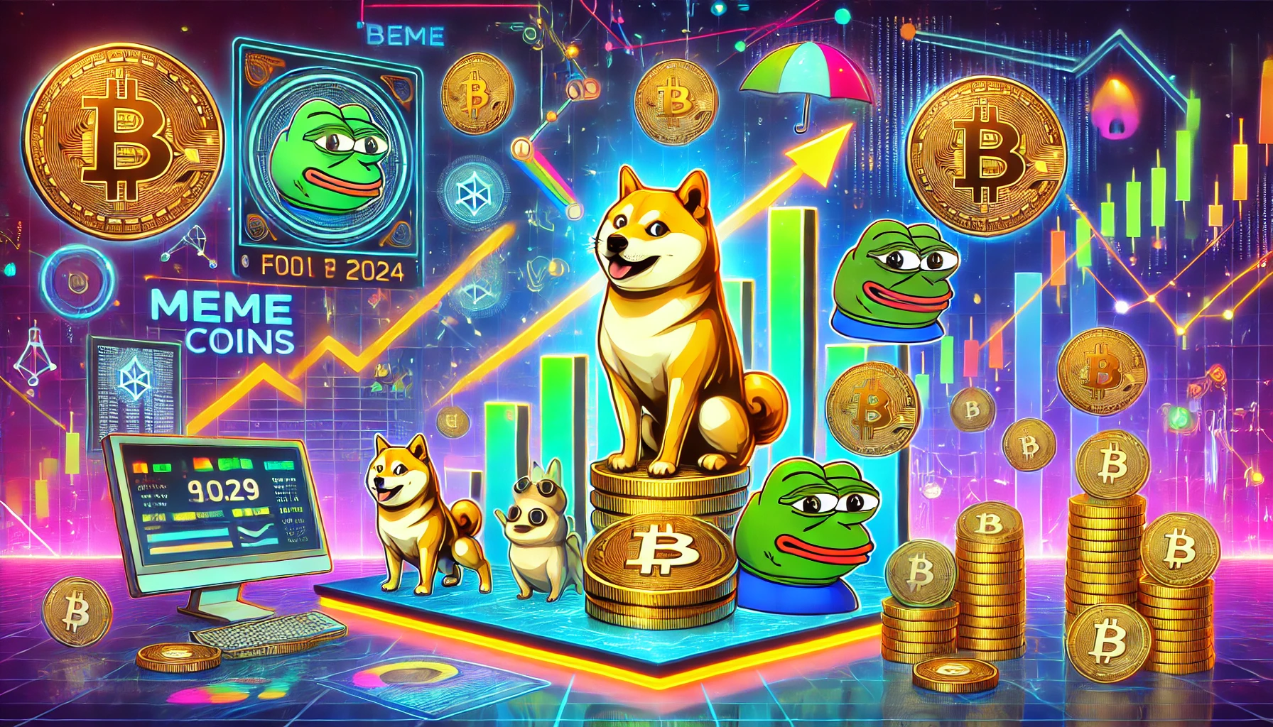 2024年上半期に仮想通貨市場で最も注目を集めた『ミームコイン』」